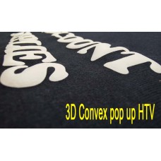 Puff Convex POP UP T-SHIRT GARMENT VINYL HEAT PRESS TRANSFER FILM ROLL Plotter Cutter 1m x 50cm Puff Convex POP UP T-SHIRT GARMENT VINYL HEAT PRESS TRANSFER FILM ROLL Plotter Cutter 1m x 50cm