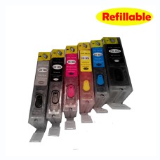Ink Cartridges Refillable PGI650 / CLI651 Canon Pixma MG5460 IP7260 MX926 MX726 Ink Cartridges Refillable PGI650 / CLI651 Canon Pixma MG5460 IP7260 MX926 MX726