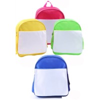 Children / kids bag backpack with white polyester dye sublimation heat transfer press printing Children / kids bag backpack with white polyester dye sublimation heat transfer press printing