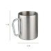 Blank Steel Camping Hiking Mug with Buckle Handle For Dye Sublimation Blank Steel Camping Hiking Mug with Buckle Handle For Dye Sublimation