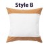 Canvas Stitching Cork Cushion Cover ONLY for dye sublimation ink heat press heat transfer Canvas Stitching Cork Cushion Cover ONLY for dye sublimation ink heat press heat transfer