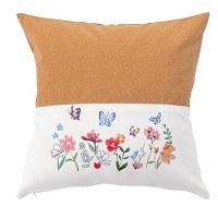 Canvas Stitching Cork Cushion Cover ONLY for dye sublimation ink heat press heat transfer