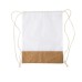 Canvas Stitching Cork Drawstring Bag for dye sublimation heat transfer heat press printing Canvas Stitching Cork Drawstring Bag for dye sublimation heat transfer heat press printing