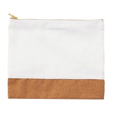 Canvas Stitching Cork Cosmetic Bag/Pencil Case Pouch for Dye Sublimation Canvas Stitching Cork Cosmetic Bag/Pencil Case Pouch for Dye Sublimation