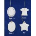 Sublimation ink Blank CERAMIC Ornaments Heat Press machine Printing Supplies Sublimation ink Blank CERAMIC Ornaments Heat Press machine Printing Supplies