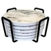 Black Metal Coaster Holder Black Metal Coaster Holder