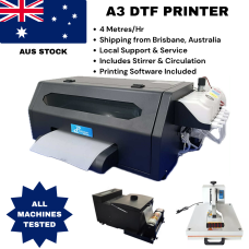 DTF XP600 Single Head A3 Printer + Powder Shaker and Oven Fully Auto All in One + 40x60 Heat Press DTF XP600 Single Head A3 Printer + Powder Shaker and Oven Fully Auto All in One + 40x60 Heat Press