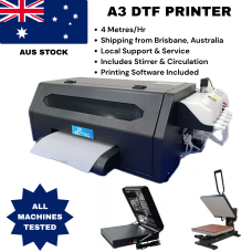 DTF XP600 Single Head A3 Printer + Mini Film Oven Heater Powder Dryer + 38X45 Auto Open Heat Press DTF XP600 Single Head A3 Printer + Mini Film Oven Heater Powder Dryer + 38X45 Auto Open Heat Press
