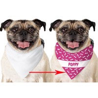 Blank Dog Bandanas for Dye Sublimation Heat Transfer Heat Press Printing Blank Dog Bandanas for Dye Sublimation Heat Transfer Heat Press Printing