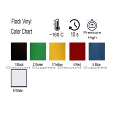 T-SHIRT GARMENT FLOCK VINYL HEAT PRESS TRANSFER FLANNEL FILM ROLL 1m x 48cm T-SHIRT GARMENT FLOCK VINYL HEAT PRESS TRANSFER FLANNEL FILM ROLL 1m x 48cm