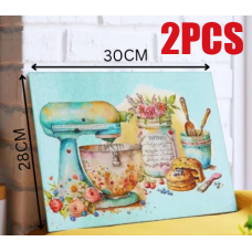 Glass Photo CUTTING BOARD 2PCS 28x30cm Heat Transfer SUBLIMATION INK heat press Glass Photo CUTTING BOARD 2PCS 28x30cm Heat Transfer SUBLIMATION INK heat press