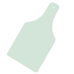Glass Photo CUTTING BOARD 19x36cm Bottle Shape Heat Transfer SUBLIMATION INK heat press