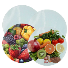 Glass Photo CUTTING BOARD 30cm Round Heat Transfer SUBLIMATION INK heat press Glass Photo CUTTING BOARD 30cm Round Heat Transfer SUBLIMATION INK heat press