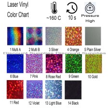 T-SHIRT Laser GARMENT VINYL HEAT PRESS TRANSFER FILM Plotter Cutter 1m x 50cm T-SHIRT Laser GARMENT VINYL HEAT PRESS TRANSFER FILM Plotter Cutter 1m x 50cm