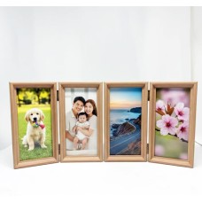 MDF 4-Panels Folding Desktop Photo Screen Frame for Sublimation Printing Heat Pressing MDF 4-Panels Folding Desktop Photo Screen Frame for Sublimation Printing Heat Pressing