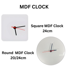 Clock MDF Hanging Photo Frame -- Round/Square for sublimation printing Clock MDF Hanging Photo Frame -- Round/Square for sublimation printing