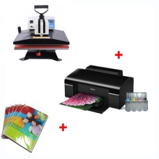 SWING AWAY HEAT PRESS MACHINE 38x38 cm + Printer (Sublimation ink included) + Sublimation paper SWING AWAY HEAT PRESS MACHINE 38x38 cm + Printer (Sublimation ink included) + Sublimation paper