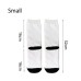 Blank Socks with Black in Heel and Toe for Sublimation Various Size Blank Socks with Black in Heel and Toe for Sublimation Various Size