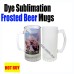 Beer Glass Stein Scrub Mug Cup BEST FOR SUBLIMATION INK Printing -- (1 pair, 2 pcs) Beer Glass Stein Scrub Mug Cup BEST FOR SUBLIMATION INK Printing -- (1 pair, 2 pcs)