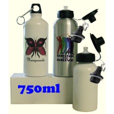 Blank aluminium water bottle for sublimation white 750ml best for sublimation ink 