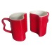 Magic color change MUGS valentine / lover DYE SUBLIMATION ink heat press Magic color change MUGS valentine / lover DYE SUBLIMATION ink heat press