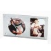 Clock Glass Slate Photo frame 30x16cm BL11 Clock Glass Slate Photo frame 30x16cm BL11