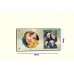 Clock Glass Slate Photo frame 30x16cm BL11 Clock Glass Slate Photo frame 30x16cm BL11