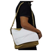 Canvas Shoulder Bag with white polyester for dye sublimation heat transfer press printing Canvas Shoulder Bag with white polyester for dye sublimation heat transfer press printing