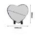 CLOCK PHOTO SLATE HEART 20x20CM SH60 for sublimation printing CLOCK PHOTO SLATE HEART 20x20CM SH60 for sublimation printing