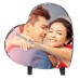 CLOCK PHOTO SLATE HEART 20x20CM SH60 for sublimation printing CLOCK PHOTO SLATE HEART 20x20CM SH60 for sublimation printing