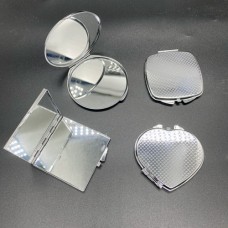 Compact Folding Makeup Metal Pocket Vanity Mirror for Dye Sublimation Printing Heat Pressing Compact Folding Makeup Metal Pocket Vanity Mirror for Dye Sublimation Printing Heat Pressing
