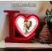 2 in 1 Magic Mirror and LED Light Photo Frame LOVE SHAPE for Dye Sublimation Printing 2 in 1 Magic Mirror and LED Light Photo Frame LOVE SHAPE for Dye Sublimation Printing