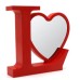 2 in 1 Magic Mirror and LED Light Photo Frame LOVE SHAPE for Dye Sublimation Printing 2 in 1 Magic Mirror and LED Light Photo Frame LOVE SHAPE for Dye Sublimation Printing