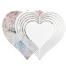 Blank Metal Spinning Spinner Wind Chimes Decorative Hanging for Sublimation Printing Blank Metal Spinning Spinner Wind Chimes Decorative Hanging for Sublimation Printing