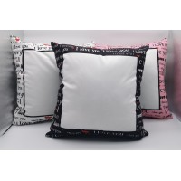 Love Text I Love You Pillow Cushion Cover for Sublimation Dye Ink Heat Press 