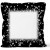Night Sky Cushion Black 
