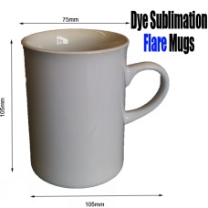 Flare MUGS for DYE SUBLIMATION - BEST FOR SUBLIMATION INK Flare MUGS for DYE SUBLIMATION - BEST FOR SUBLIMATION INK