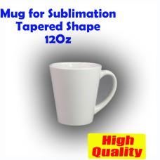 Tapered Latte MUGS 12oz DYE SUBLIMATION - BEST FOR SUBLIMATION INK Tapered Latte MUGS 12oz DYE SUBLIMATION - BEST FOR SUBLIMATION INK