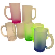 Beer Glass Stein Scrub Mug Cup BEST FOR SUBLIMATION INK Printing -- (1 pair, 2 pcs) Beer Glass Stein Scrub Mug Cup BEST FOR SUBLIMATION INK Printing -- (1 pair, 2 pcs)