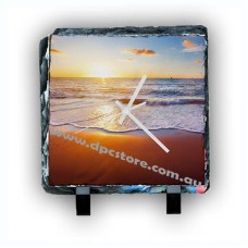 CLOCK SUBLIMATION PHOTO SLATE SQUARE 19x19CM SH14 for sublimation printing