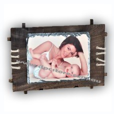 SUBLIMATION PHOTO SLATE WOOD EDGE LARGE 28X30CM SH40