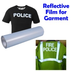 Reflective, Hi-Vis T-SHIRT GARMENT VINYL HEAT PRESS TRANSFER FILM Plotter Cutter 1m x 50cm Reflective, Hi-Vis T-SHIRT GARMENT VINYL HEAT PRESS TRANSFER FILM Plotter Cutter 1m x 50cm